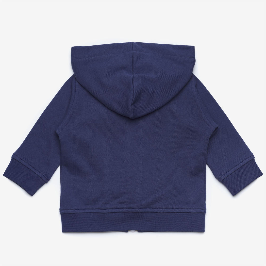 Cobalt blue Kids' French Terry Hoodie and Pants Set 01