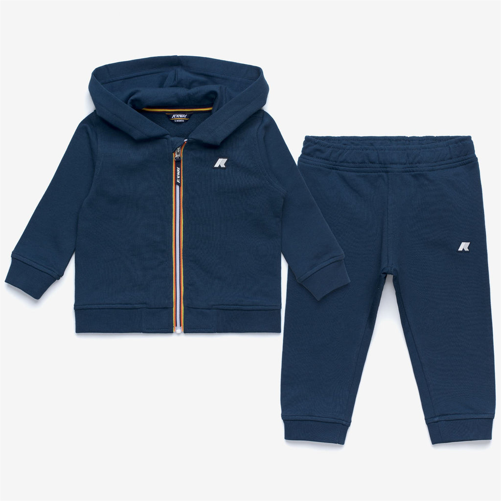 Sets_Kid unisex_E. ANTHONY MICK SET FRENCH TERRY_Pants / Sweater_Blue Insignia - Commercial 1