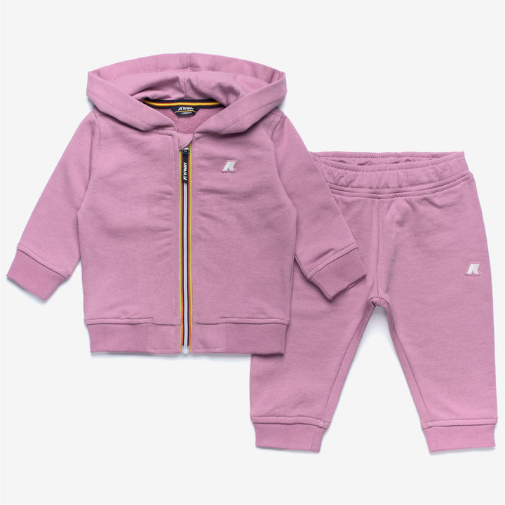 E. ANTHONY MICK SET FRENCH TERRY - SETS - Pants  / Sweater - Kid unisex - VIOLET GLICINE 1