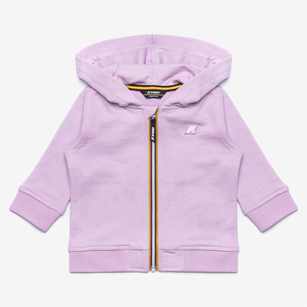 Lilac Violet Kids' French Terry Hoodie and Pants Set 02