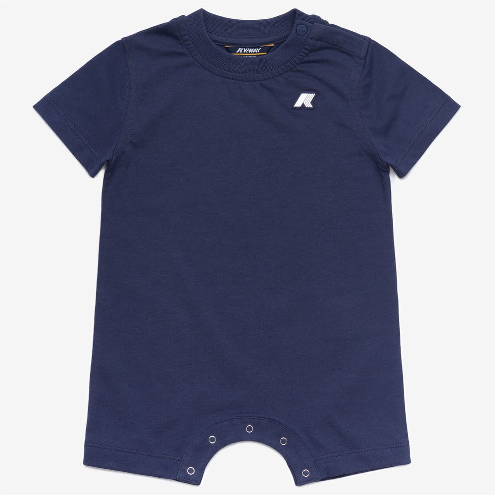 Set di 2 Tute Estive in Cotone per Bambini Blu e Bianche 02