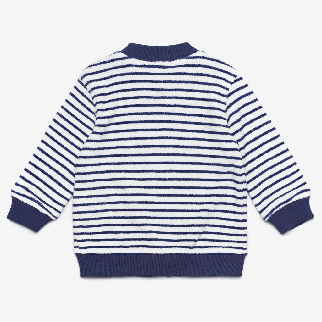 Sets_KID UNISEX_E. SET SPONGE_Pants / Sweater_White - Blue Deep Cobalt - Commercial 2
