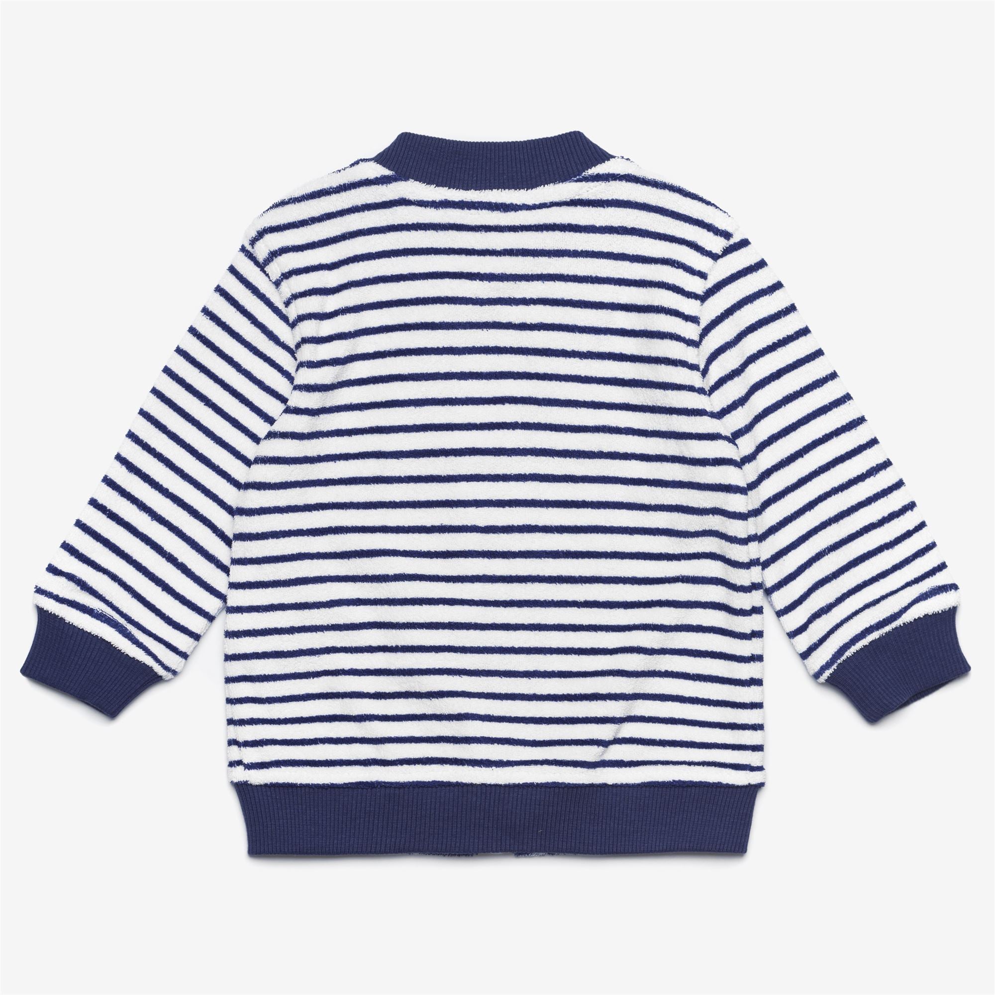 Sets_KID UNISEX_E. SET SPONGE_Pants / Sweater_White - Blue Deep Cobalt - Commercial 2