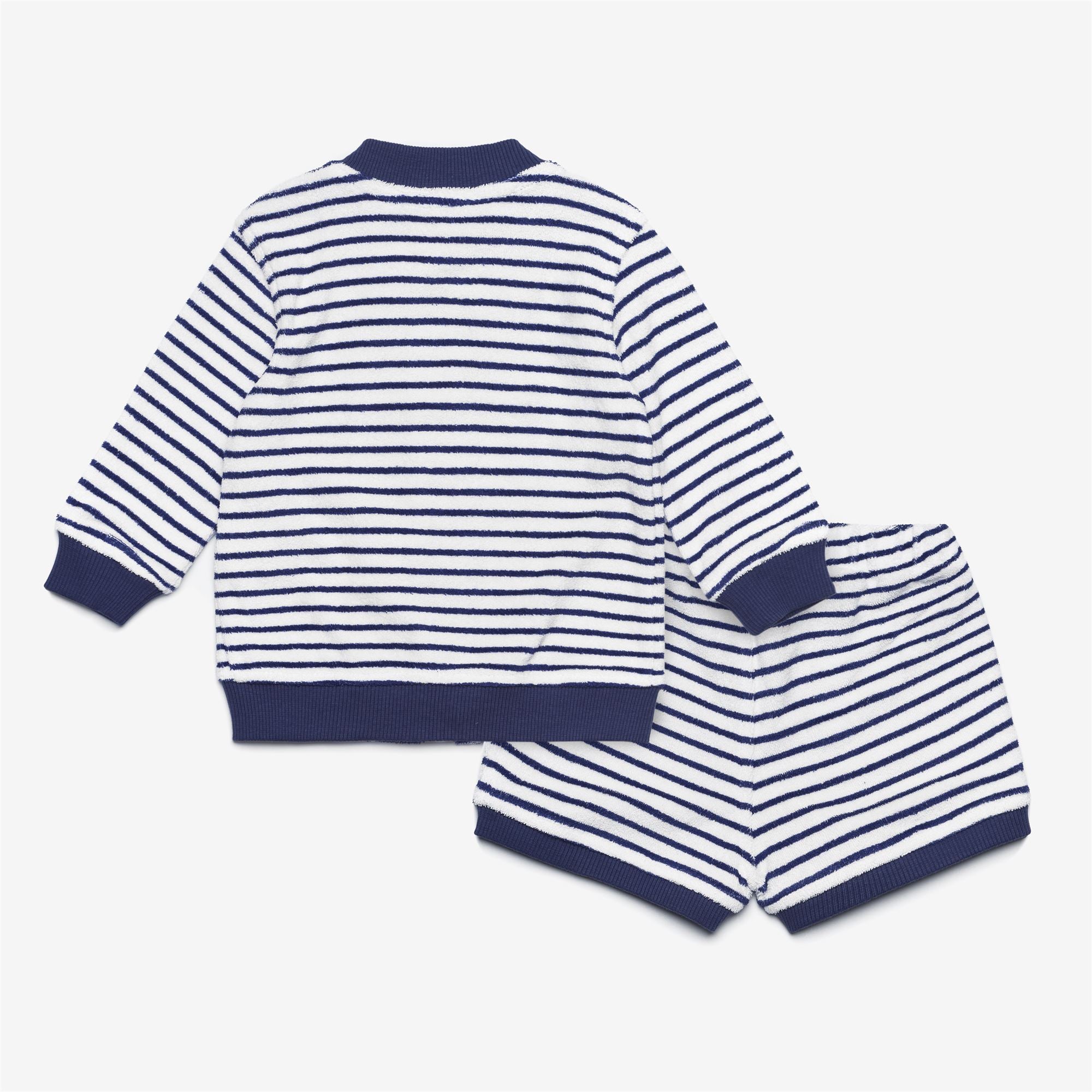 Sets_KID UNISEX_E. SET SPONGE_Pants / Sweater_White - Blue Deep Cobalt - Commercial 6