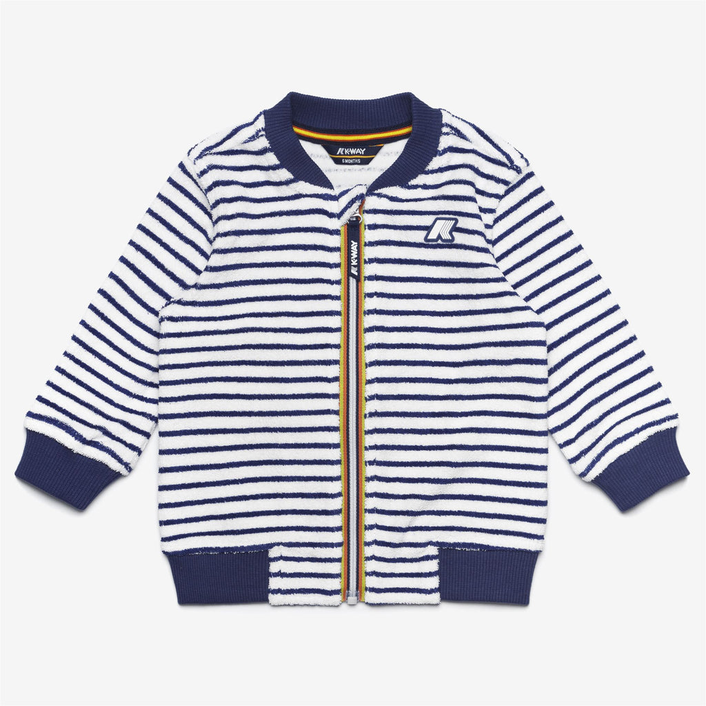 Sets_KID UNISEX_E. SET SPONGE_Pants / Sweater_White - Blue Deep Cobalt - Commercial 1