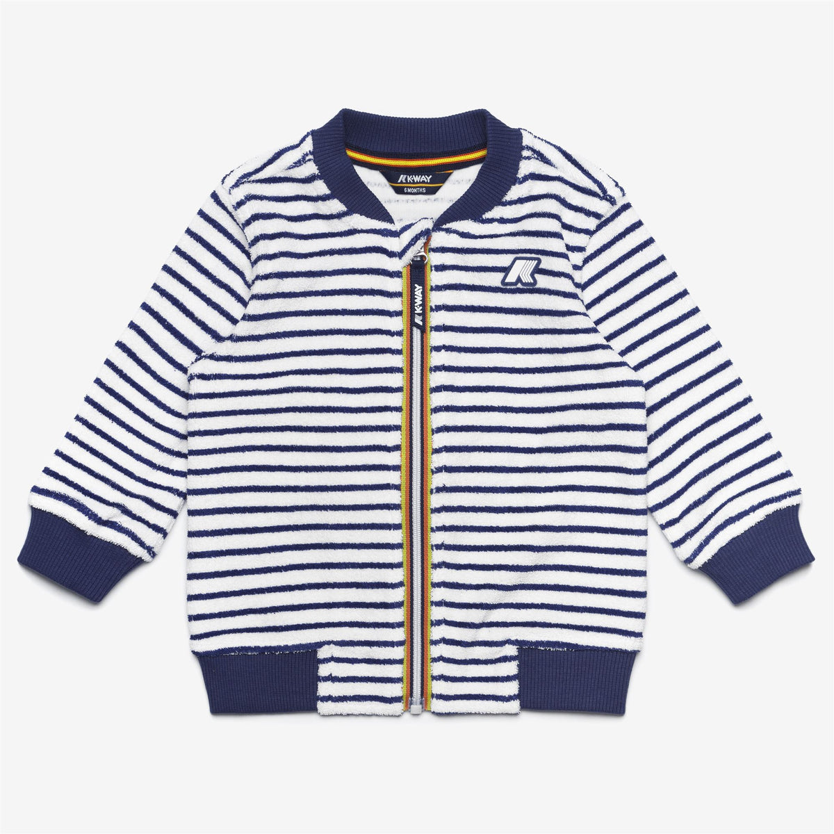 Sets_KID UNISEX_E. SET SPONGE_Pants / Sweater_White - Blue Deep Cobalt - Commercial 1