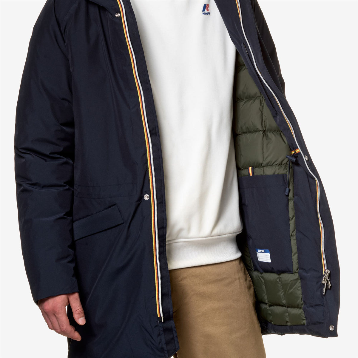 Jackets_Man_JEREMY ECO STRETCH THERMO_3/4 Length_Blue D-Green B - Commercial 7