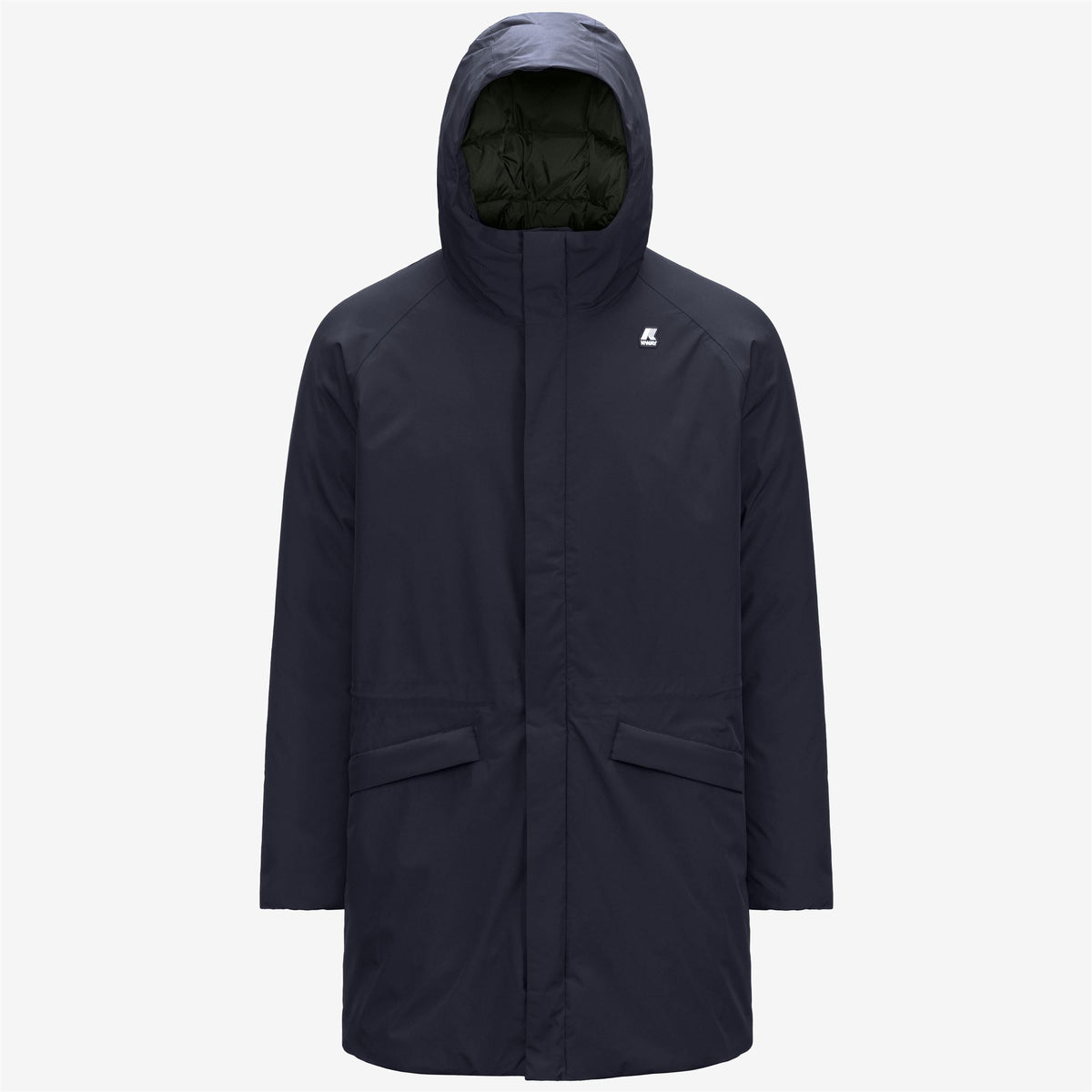 Jackets_Man_JEREMY ECO STRETCH THERMO_3/4 Length_Blue D-Green B - Commercial 1
