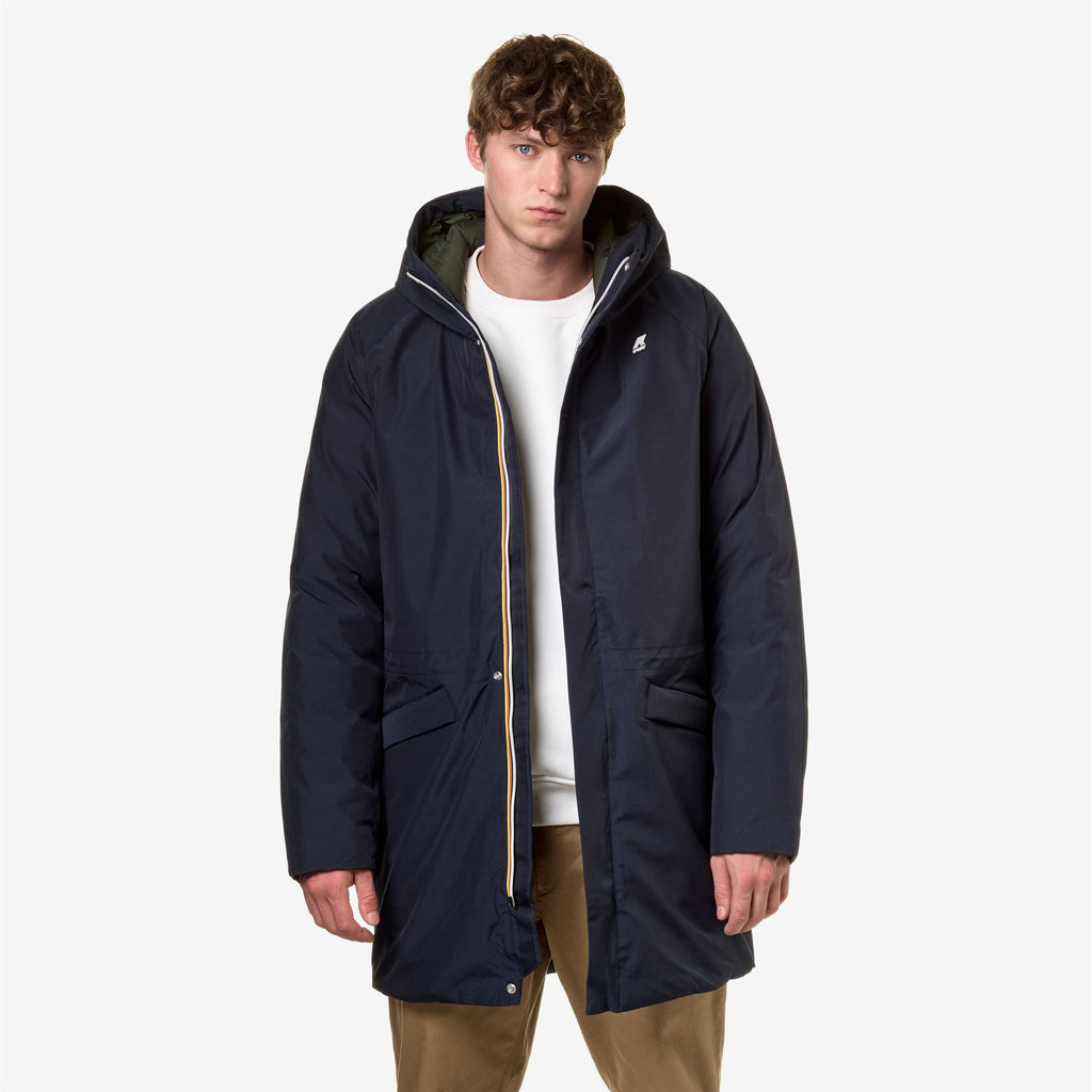 Jackets_Man_JEREMY ECO STRETCH THERMO_3/4 Length_Blue D-Green B - Commercial 4