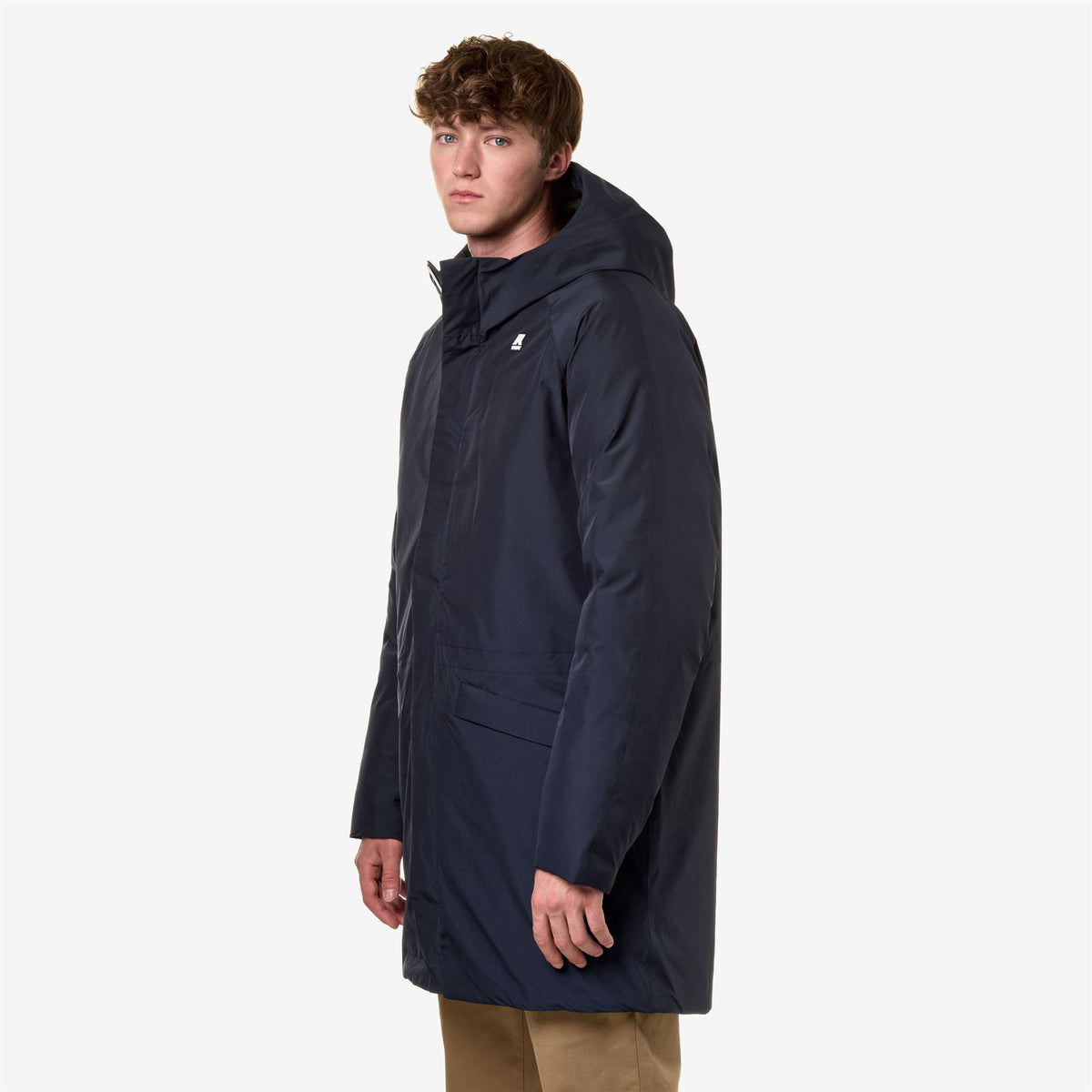 Jackets_Man_JEREMY ECO STRETCH THERMO_3/4 Length_Blue D-Green B - Commercial 5