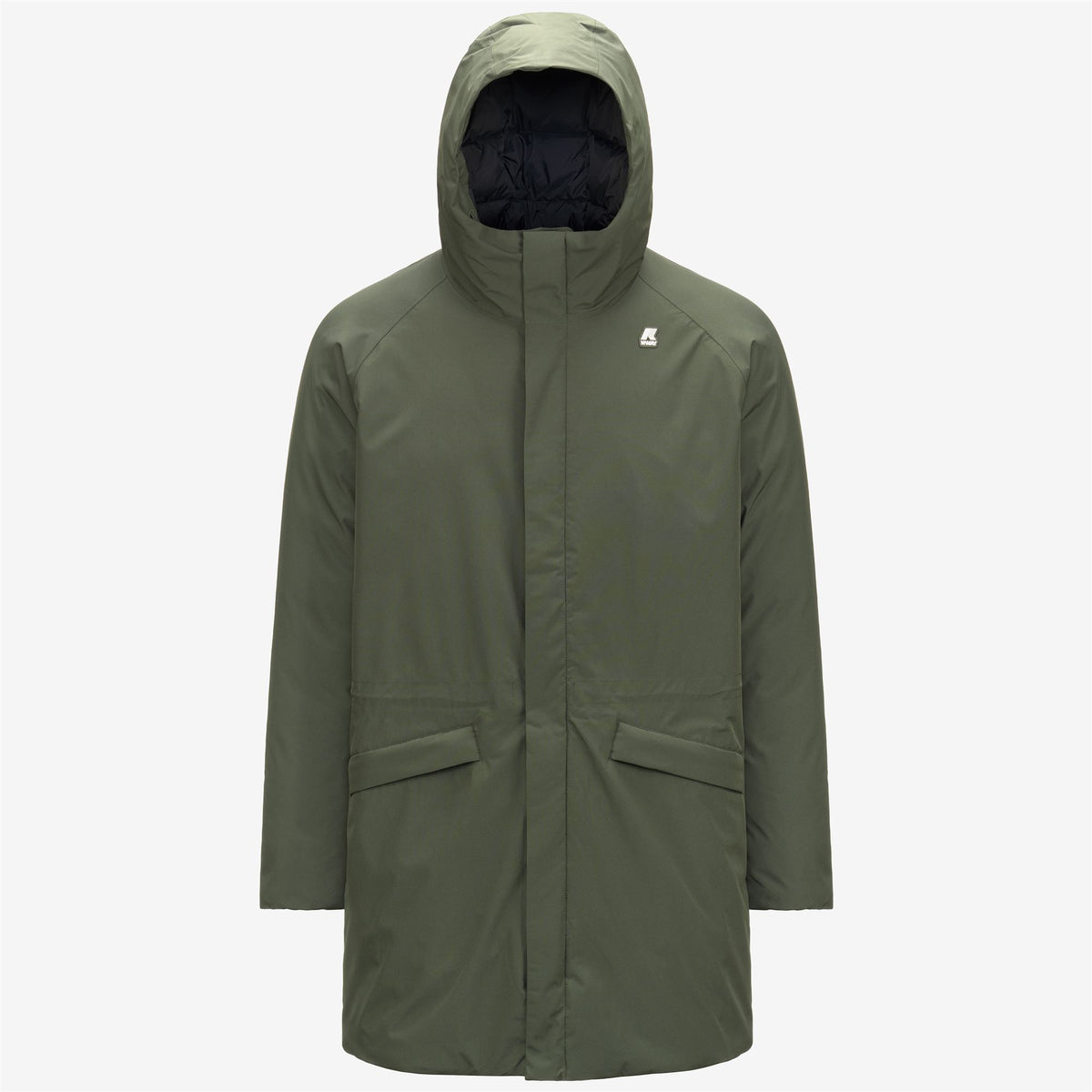 Jackets_Man_JEREMY ECO STRETCH THERMO_3/4 Length_Green B -Black P - Commercial 1