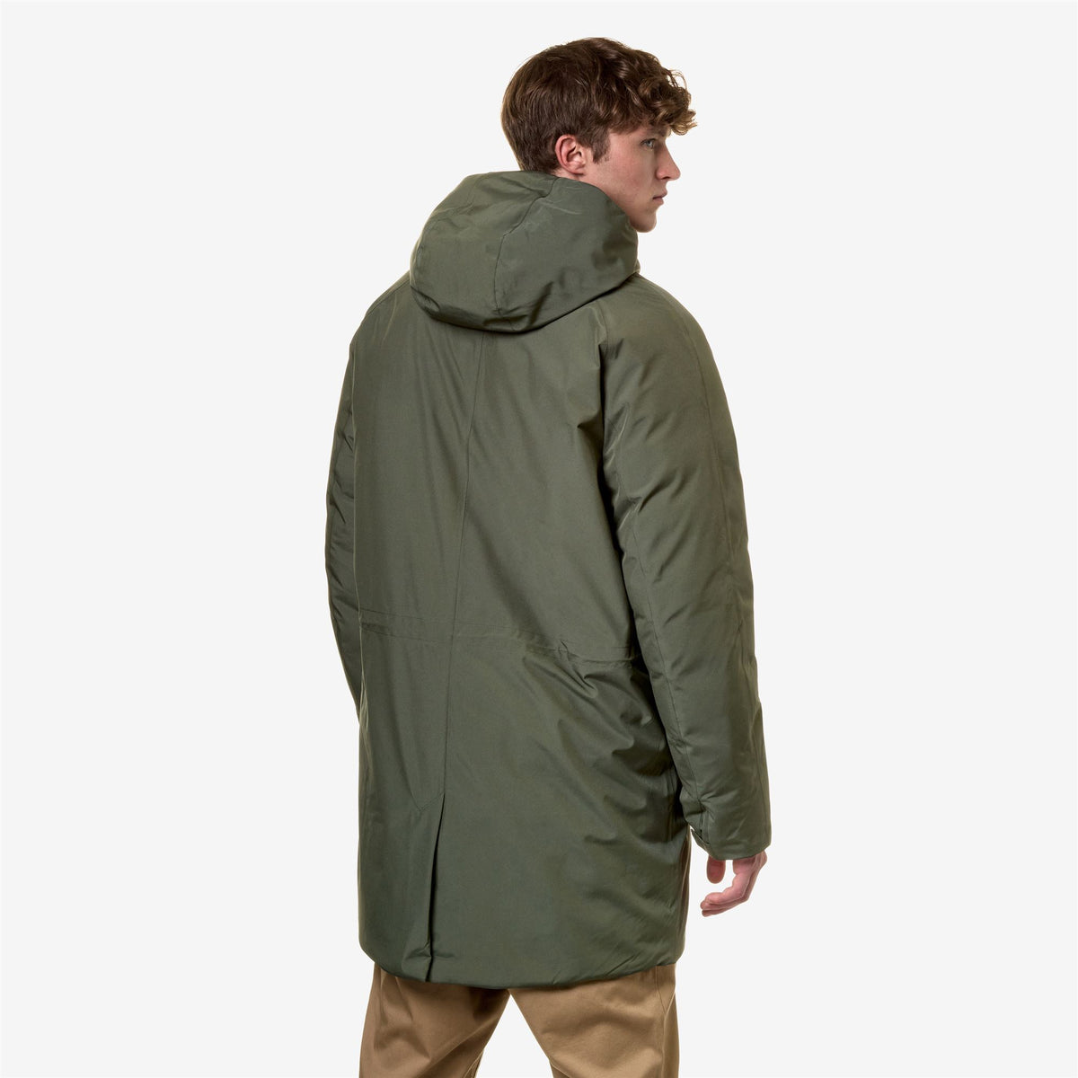 Jackets_Man_JEREMY ECO STRETCH THERMO_3/4 Length_Green B -Black P - Commercial 6