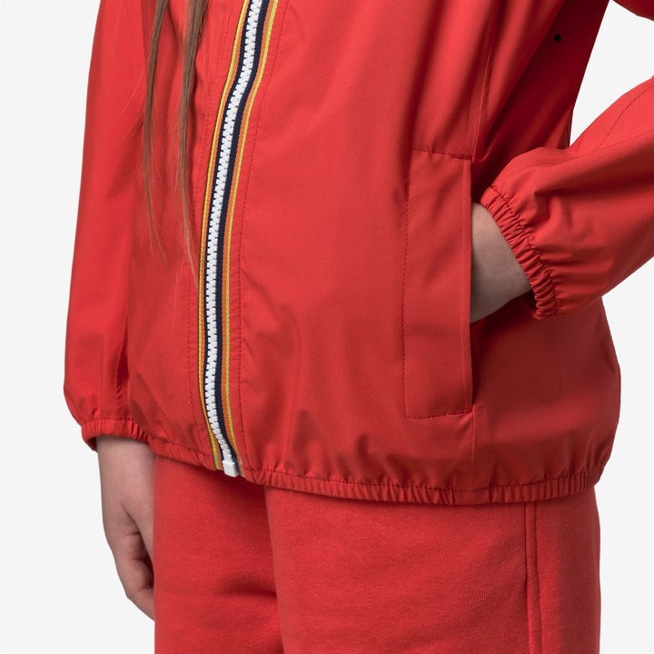 P. LILY STRETCH DOT - Jackets - Short - Girl - RED POPPY 2
