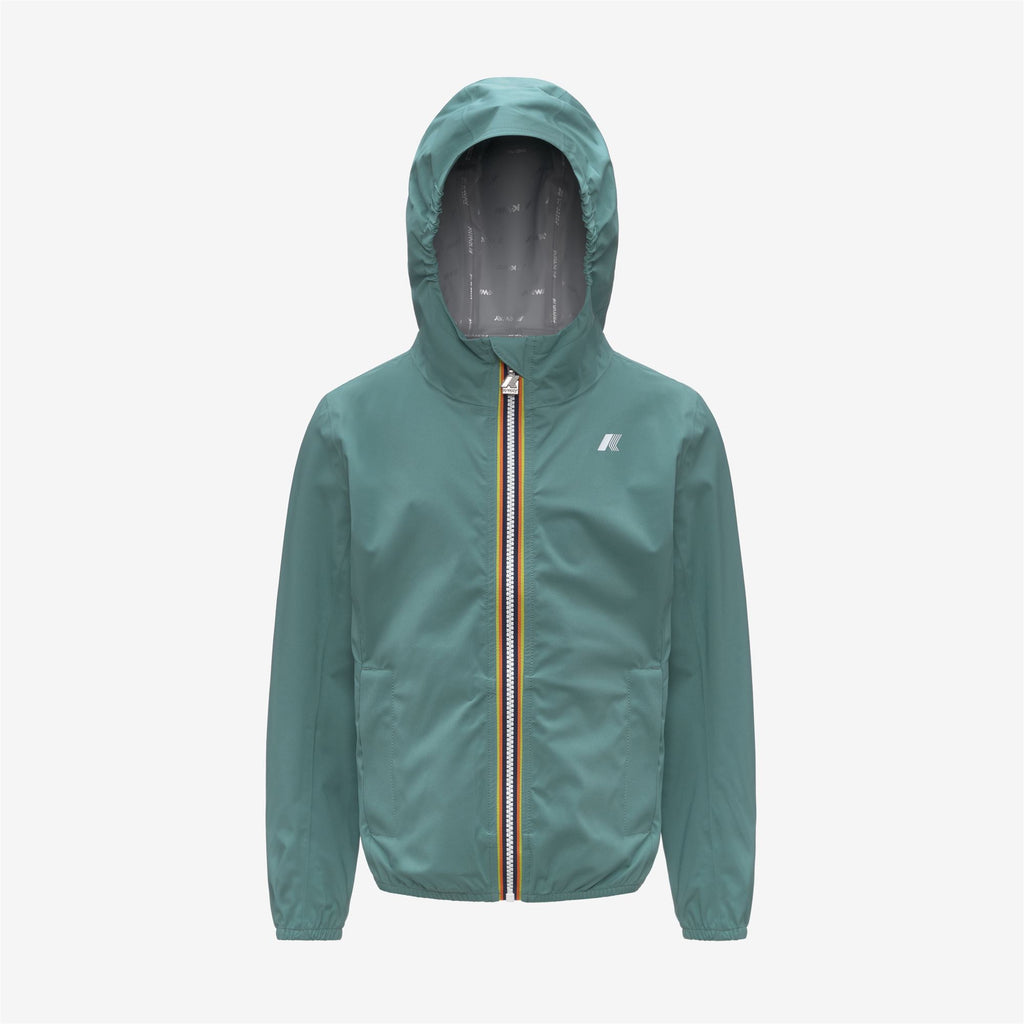 Jackets_Girl_P. LILY STRETCH DOT_Short_Green Mine - Commercial 1