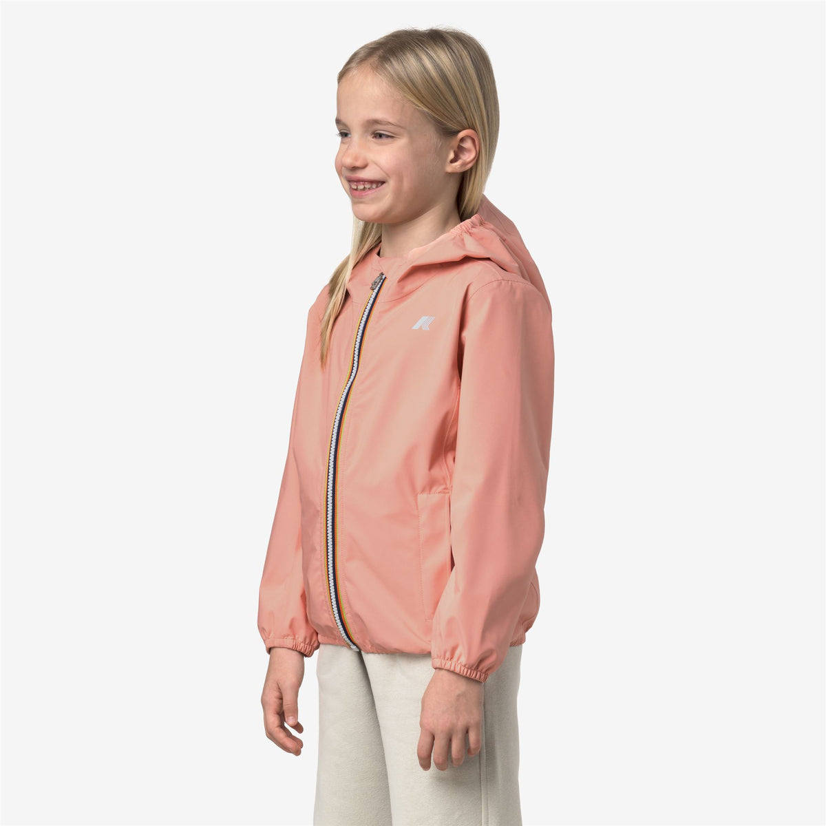 Jackets_Girl_P. LILY STRETCH DOT_Short_Pink Pamplemousse - Commercial 5