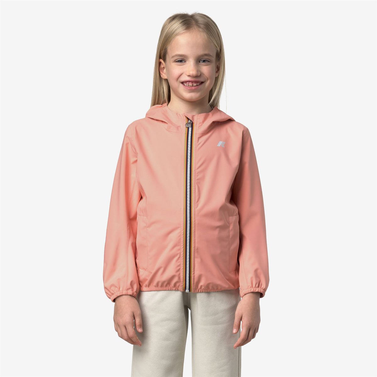 Jackets_Girl_P. LILY STRETCH DOT_Short_Pink Pamplemousse - Commercial 4