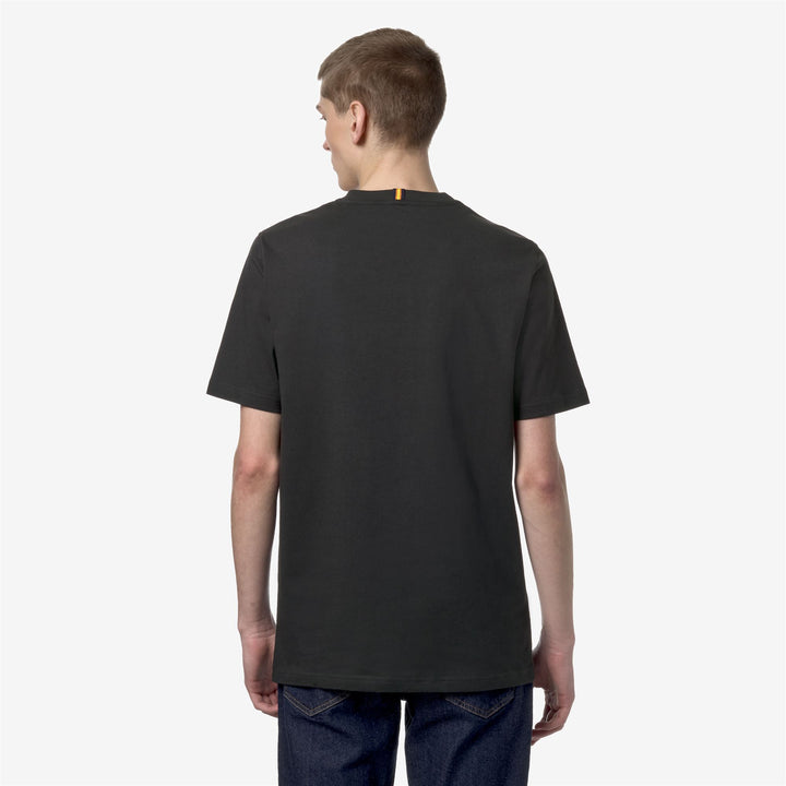 T-ShirtsTop Man ODOM TYPO T-Shirt BLACK PURE Dressed Front Double		