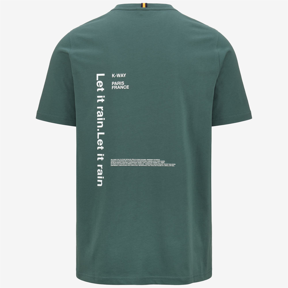 T-ShirtsTop Man ODOM LETITRAIN T-Shirt GREEN PALM Dressed Front (jpg Rgb)	