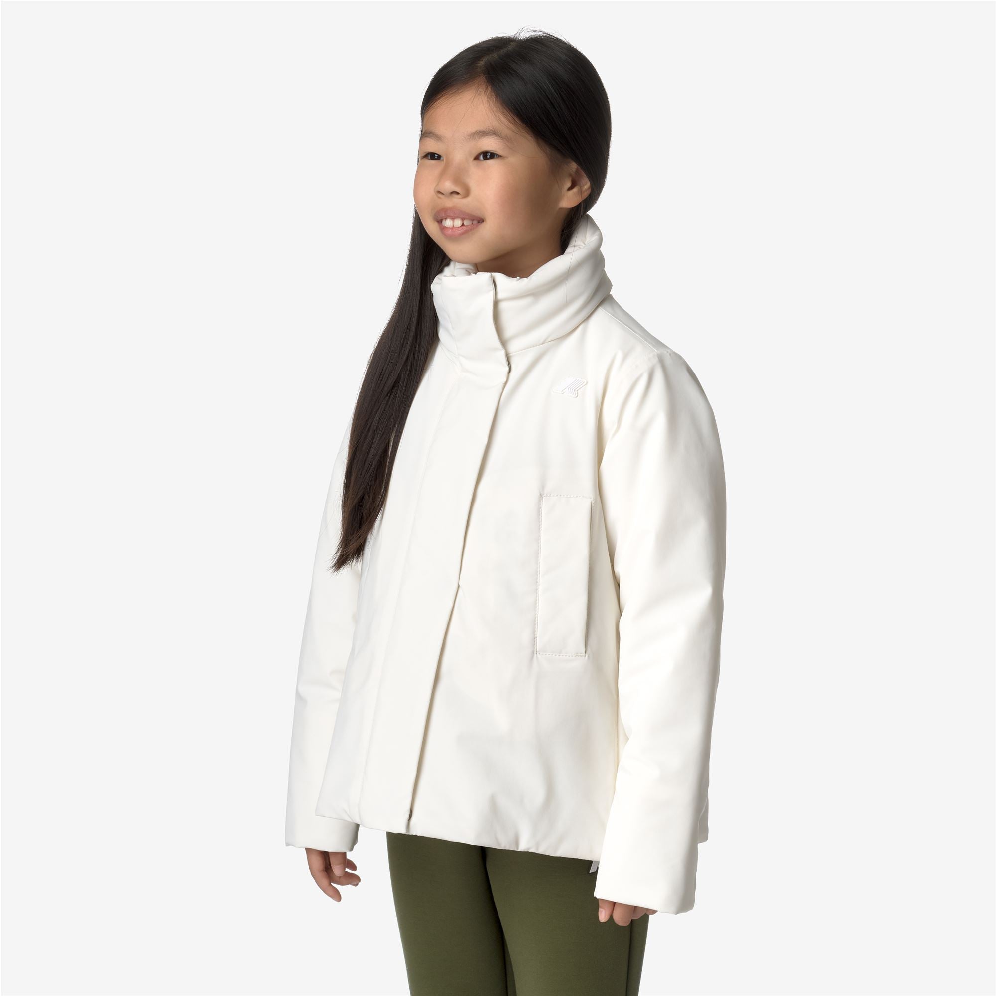 Jackets_GIRL_P. MARLETTE ST WARM_Short_White Gardenia - Commercial 5