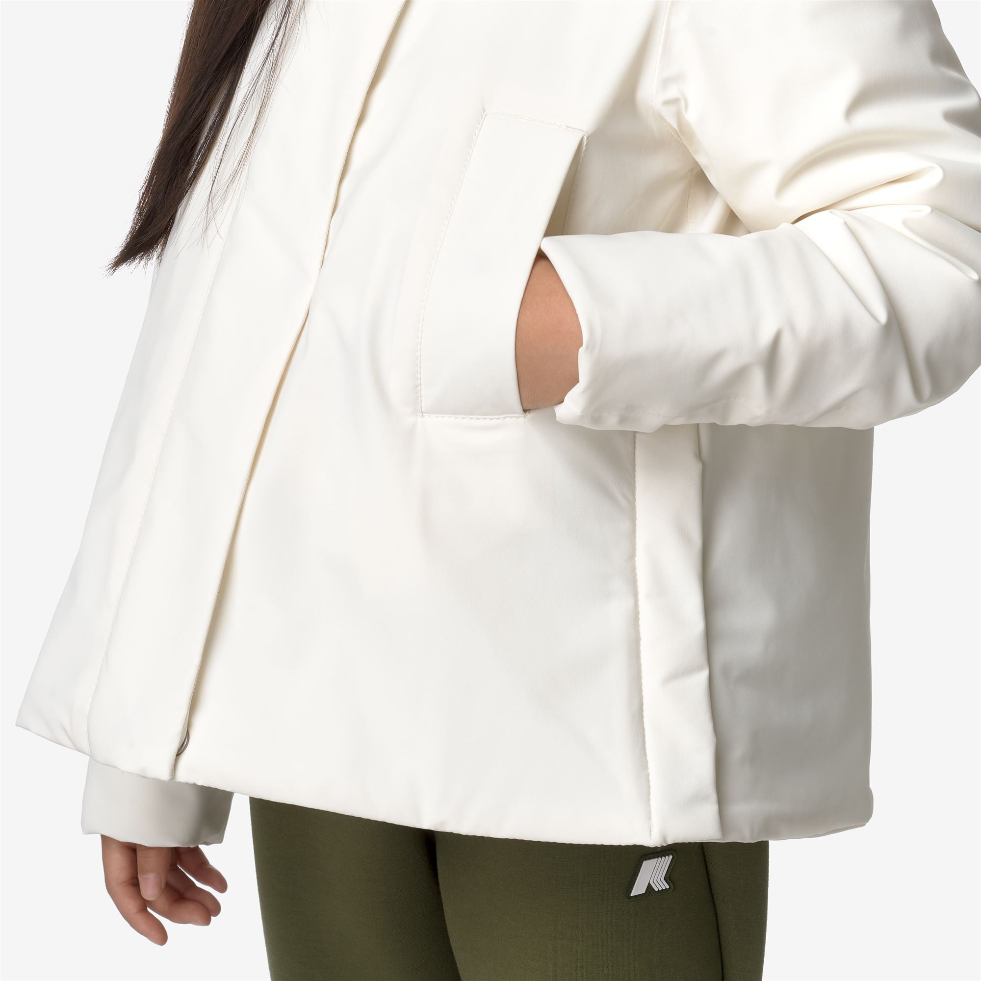 Jackets_GIRL_P. MARLETTE ST WARM_Short_White Gardenia - Commercial 7
