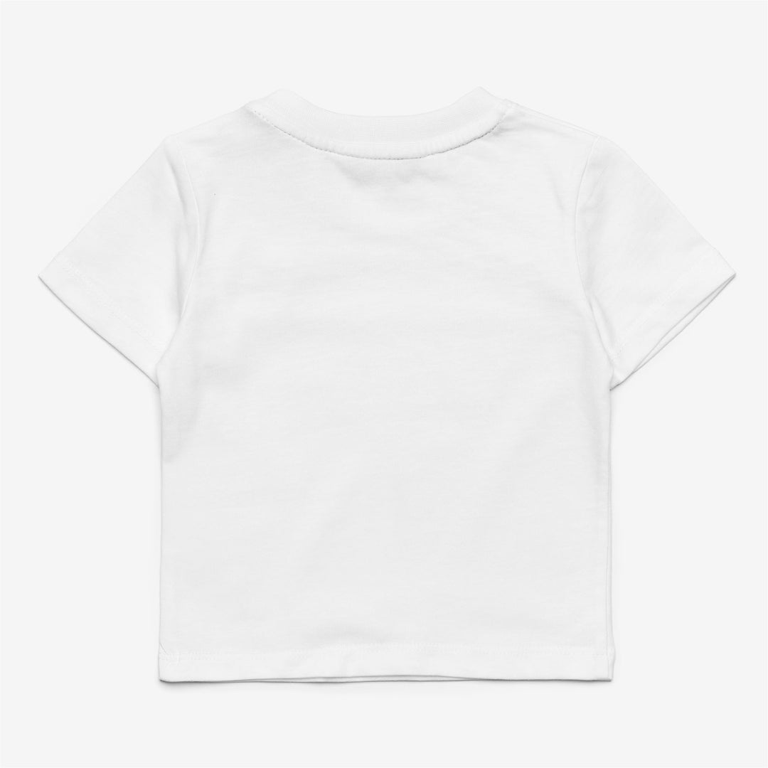 Grey White Unisex Kids Cotton T-Shirt for City Wear main