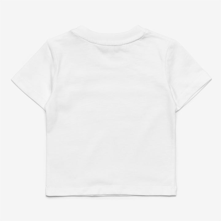 Grey White Unisex Kids Cotton T-Shirt for City Wear 2