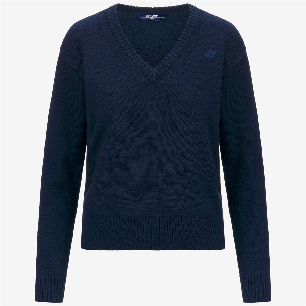 Knitwear_WOMAN_ADINE COTTON CASHMERE_Pull Over_Blue Dress - Commercial 1