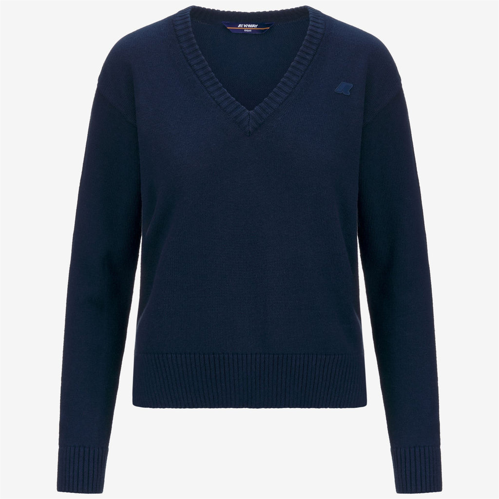 Knitwear_WOMAN_ADINE COTTON CASHMERE_Pull Over_Blue Dress - Commercial 1