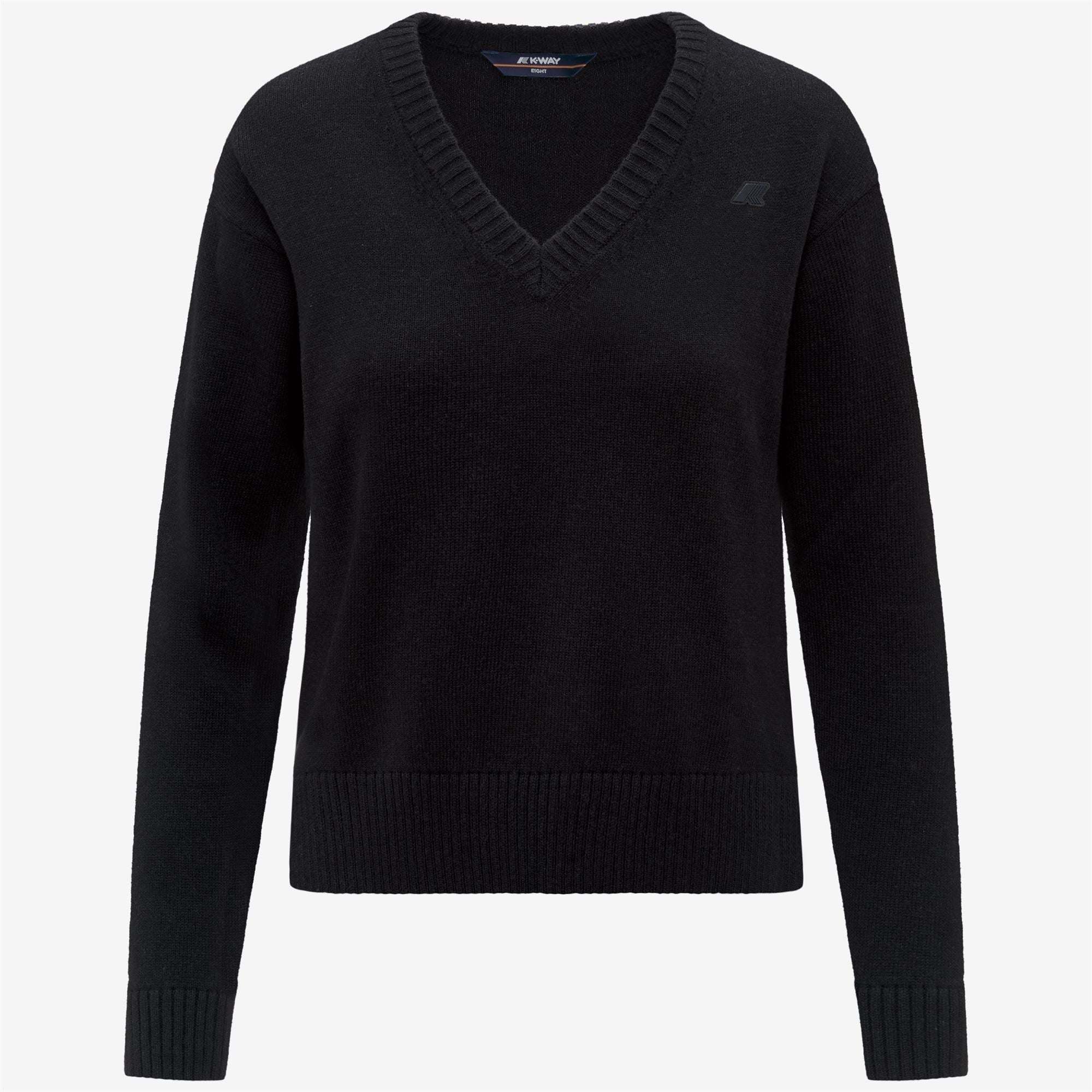 Knitwear_WOMAN_ADINE COTTON CASHMERE_Pull Over_Black Mel - Commercial 1