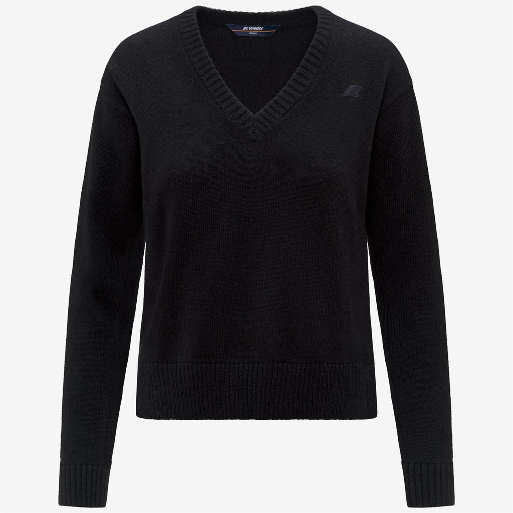 Knitwear_WOMAN_ADINE COTTON CASHMERE_Pull Over_Black Mel - Commercial 1