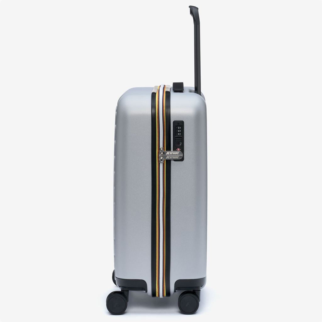 Luggage Bags_Unisex_EUDOXIE LOGO_Trolley_Grey Md - Commercial 2