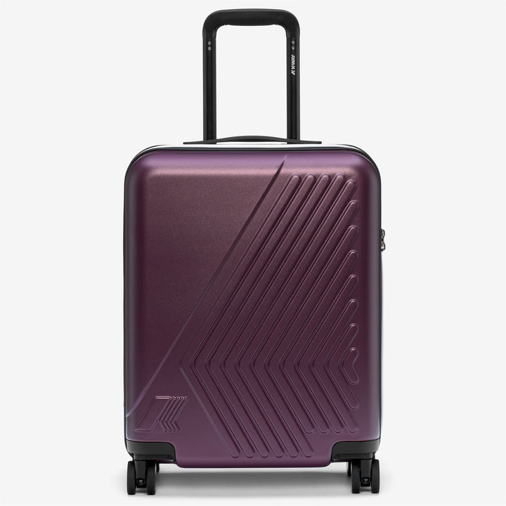 EUDOXIE LOGO - Luggage Bags - Trolley - Unisex - VIOLET MAUVE WINE 1