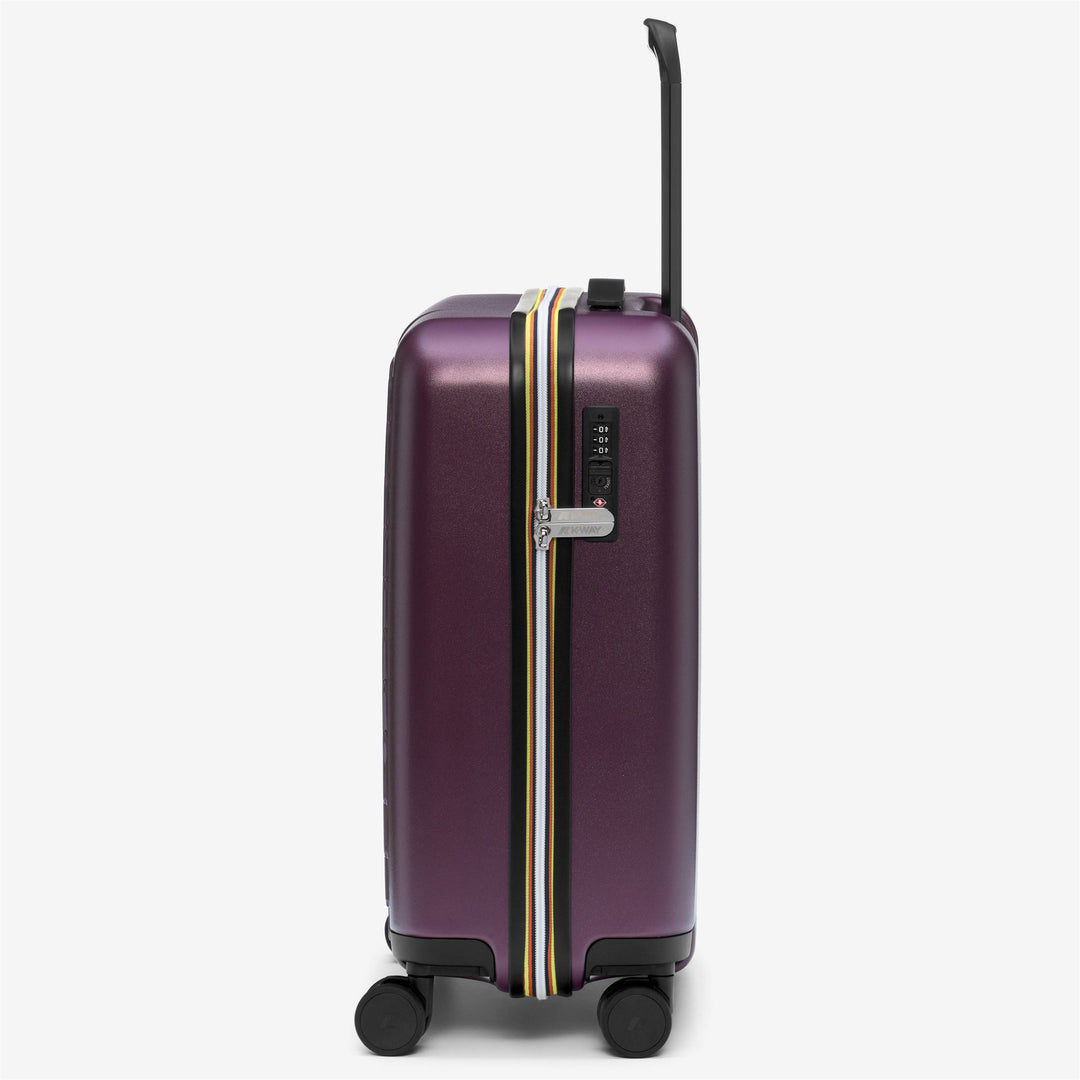 EUDOXIE LOGO - Luggage Bags - Trolley - Unisex - VIOLET MAUVE WINE main