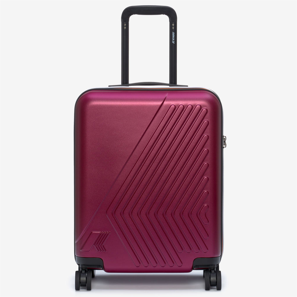 Luggage Bags_Unisex_EUDOXIE LOGO_Trolley_Red Dk - Commercial 1
