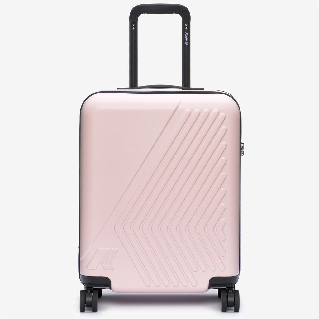 Luggage Bags_Unisex_EUDOXIE LOGO_Trolley_Pink Sallow - Commercial 1