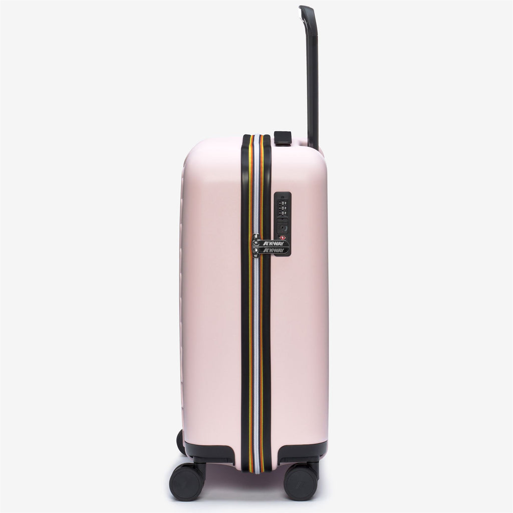 Luggage Bags_Unisex_EUDOXIE LOGO_Trolley_Pink Sallow - Commercial 2