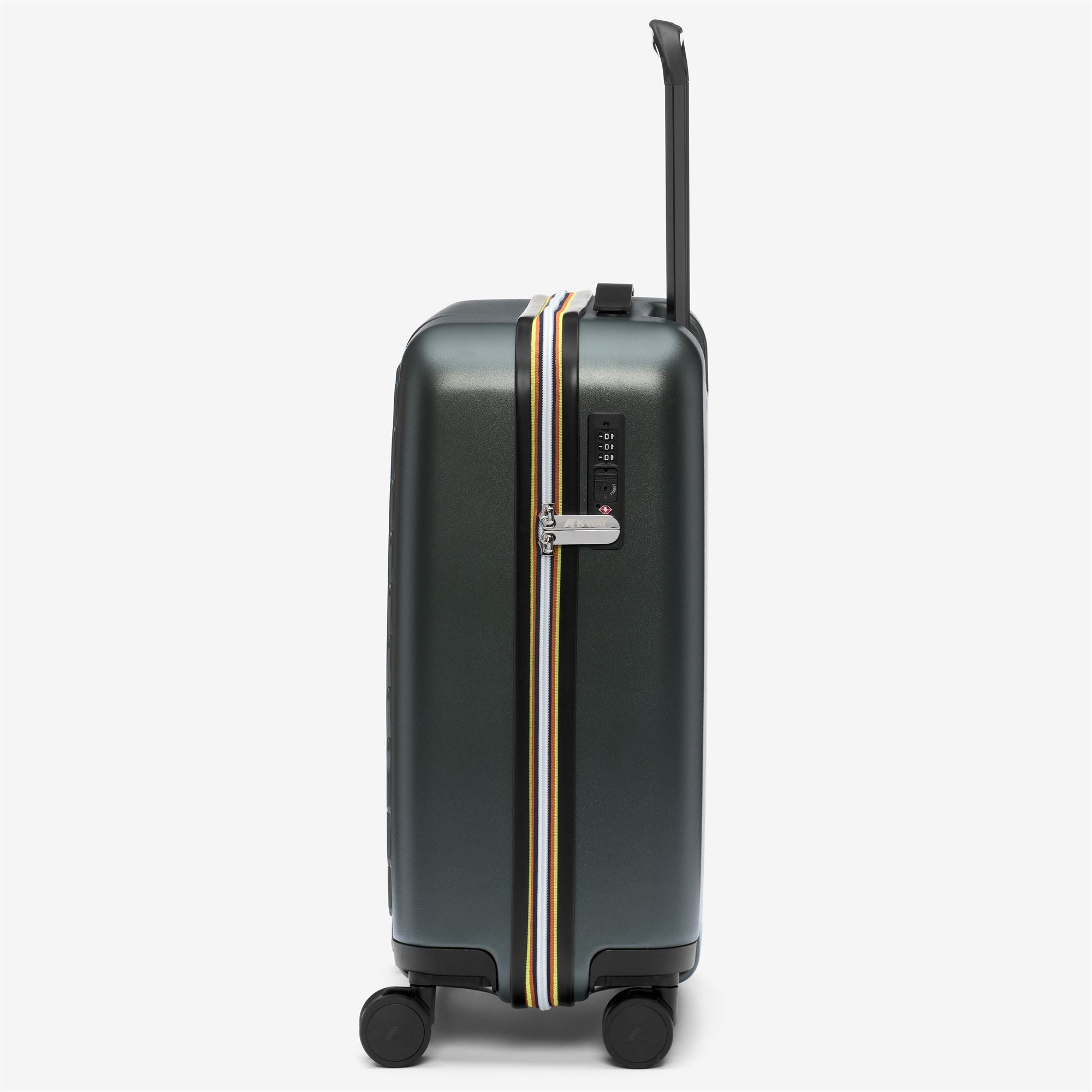 Luggage Bags_Unisex_EUDOXIE LOGO_Trolley_GREEN BLACKISH - Commercial 2