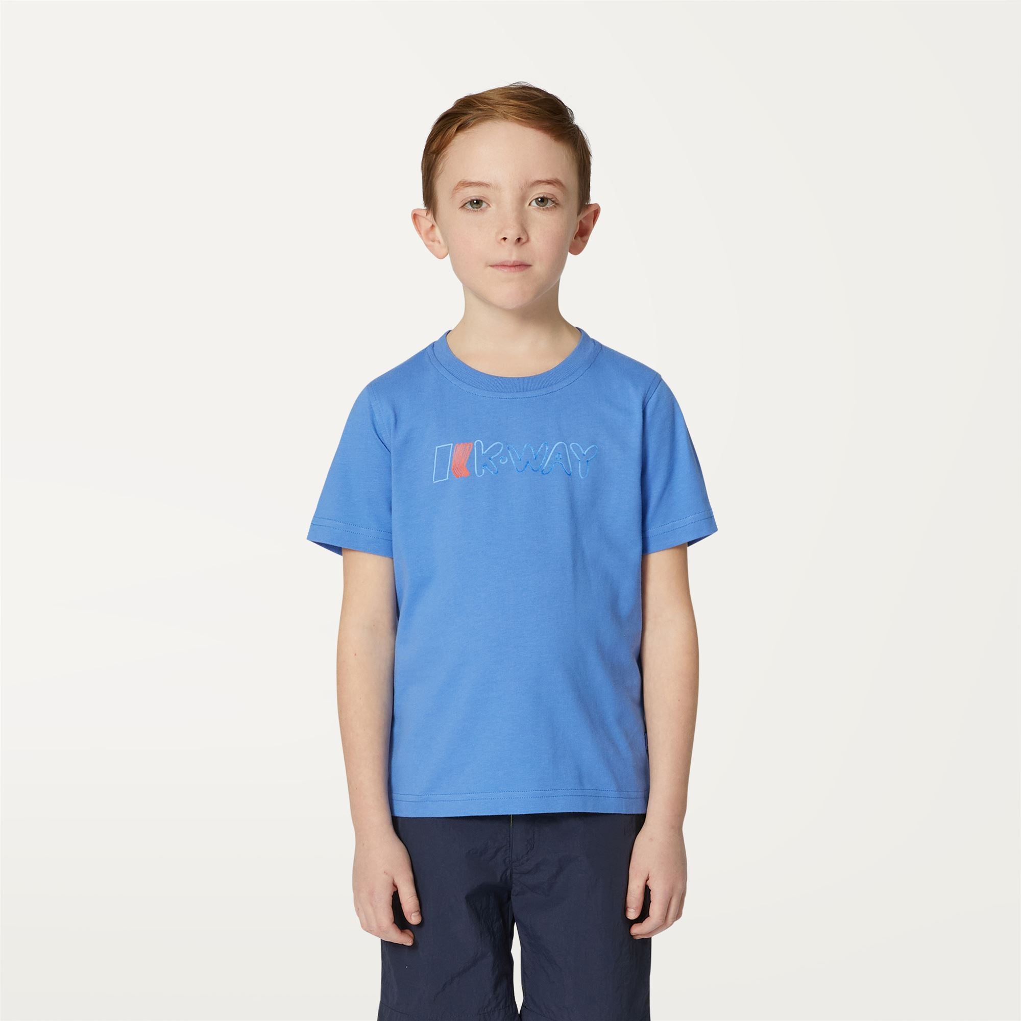 T-Shirts & Top_BOY_P. ODOM HAND LETTERING_T-Shirt_Blue Ultramarine - Commercial 4