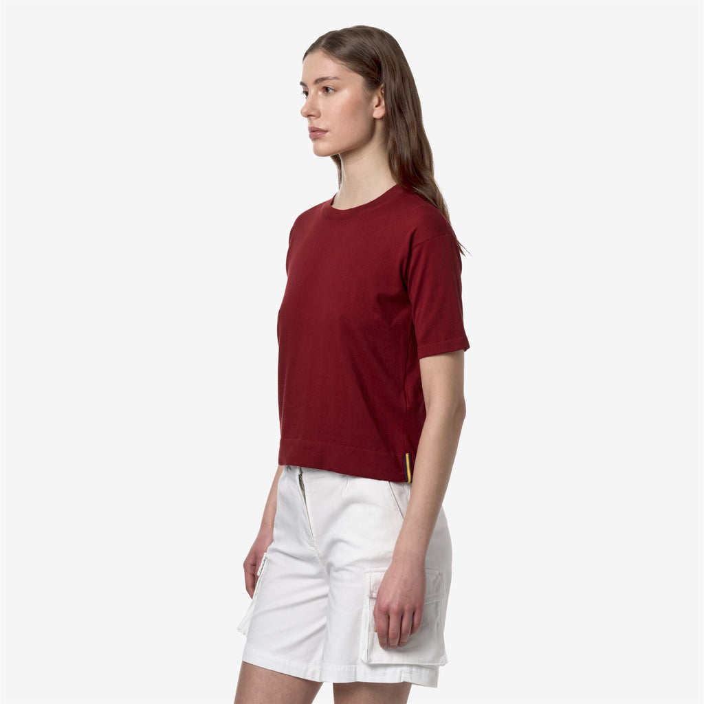 Knitwear_Woman_ESMER_Pull Over_Red Dk - Commercial 5