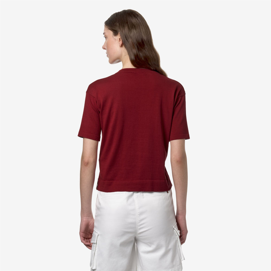 Knitwear_Woman_ESMER_Pull Over_Red Dk - Commercial 6