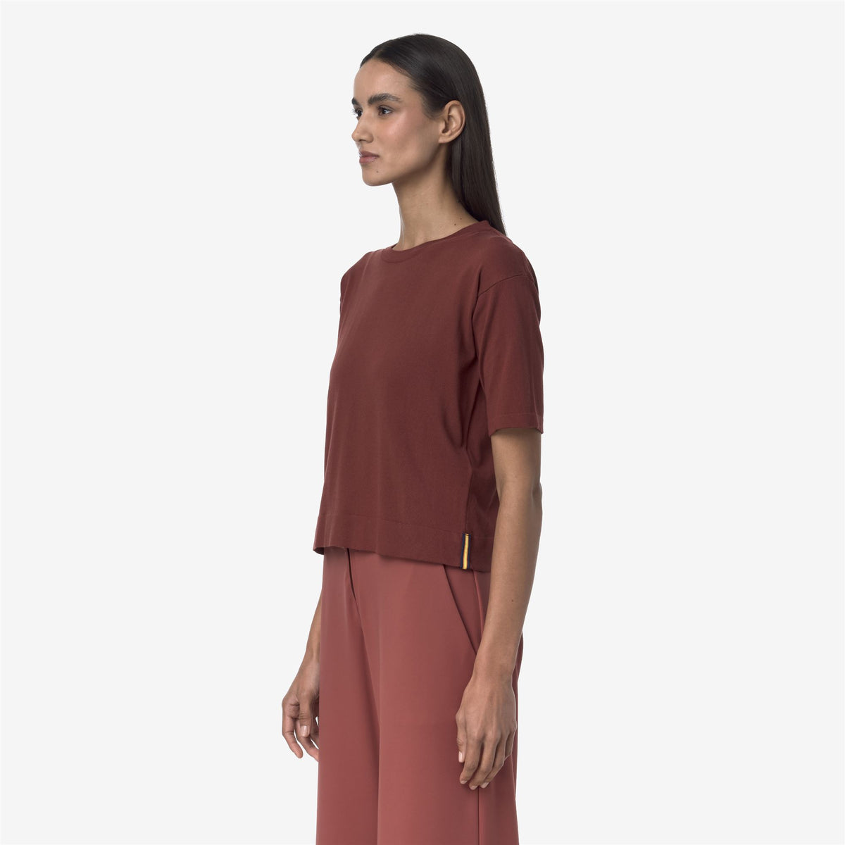 Knitwear_WOMAN_ESMER_Pull Over_Brown Fiery - Commercial 5