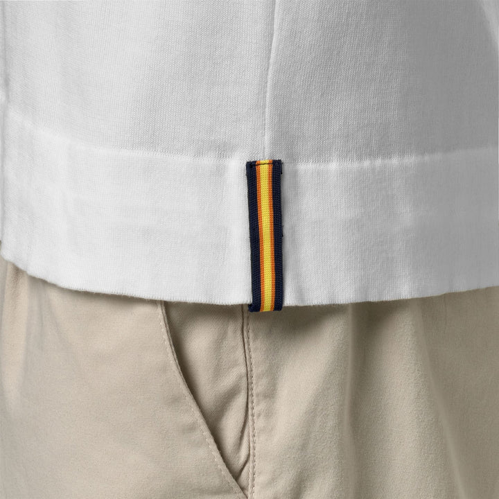 Polo de punto clásico gris y blanco para hombre para uso urbano 2