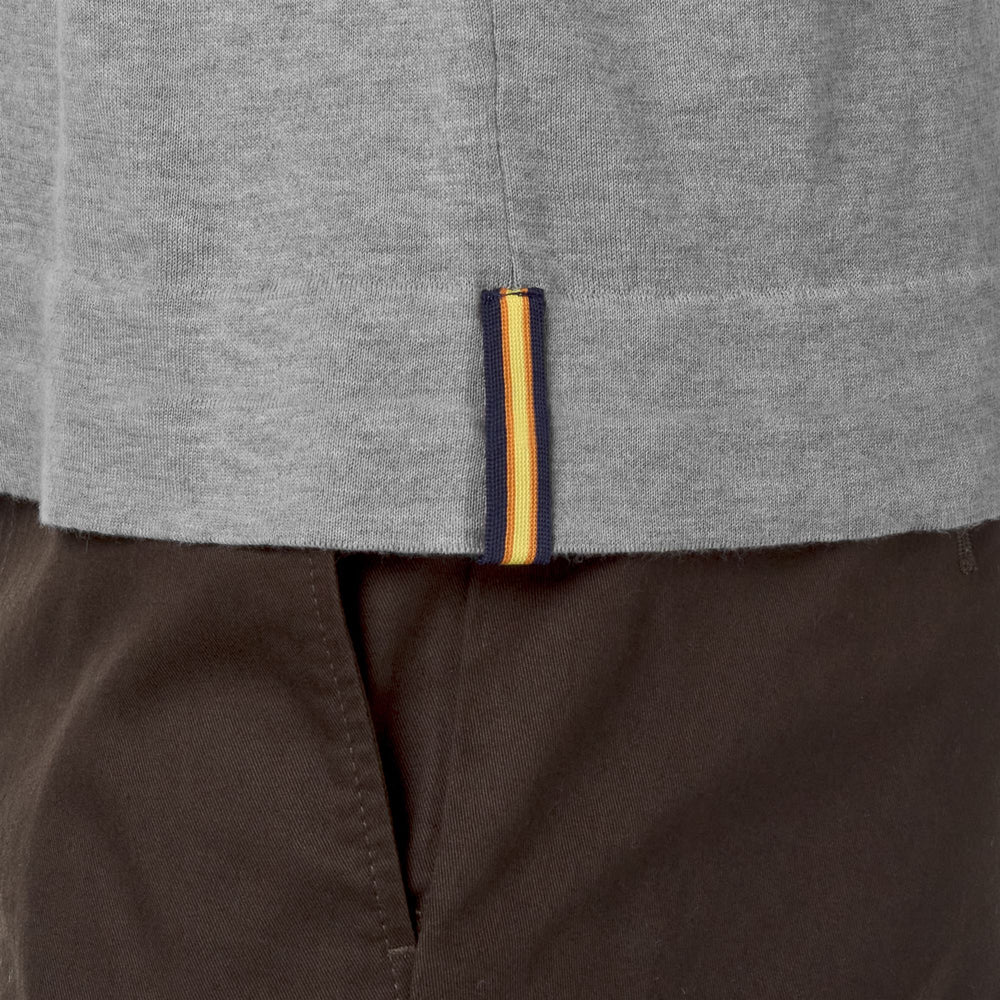 Polo Classica In Maglia Grigia Uomo Per Uso Urbano 02