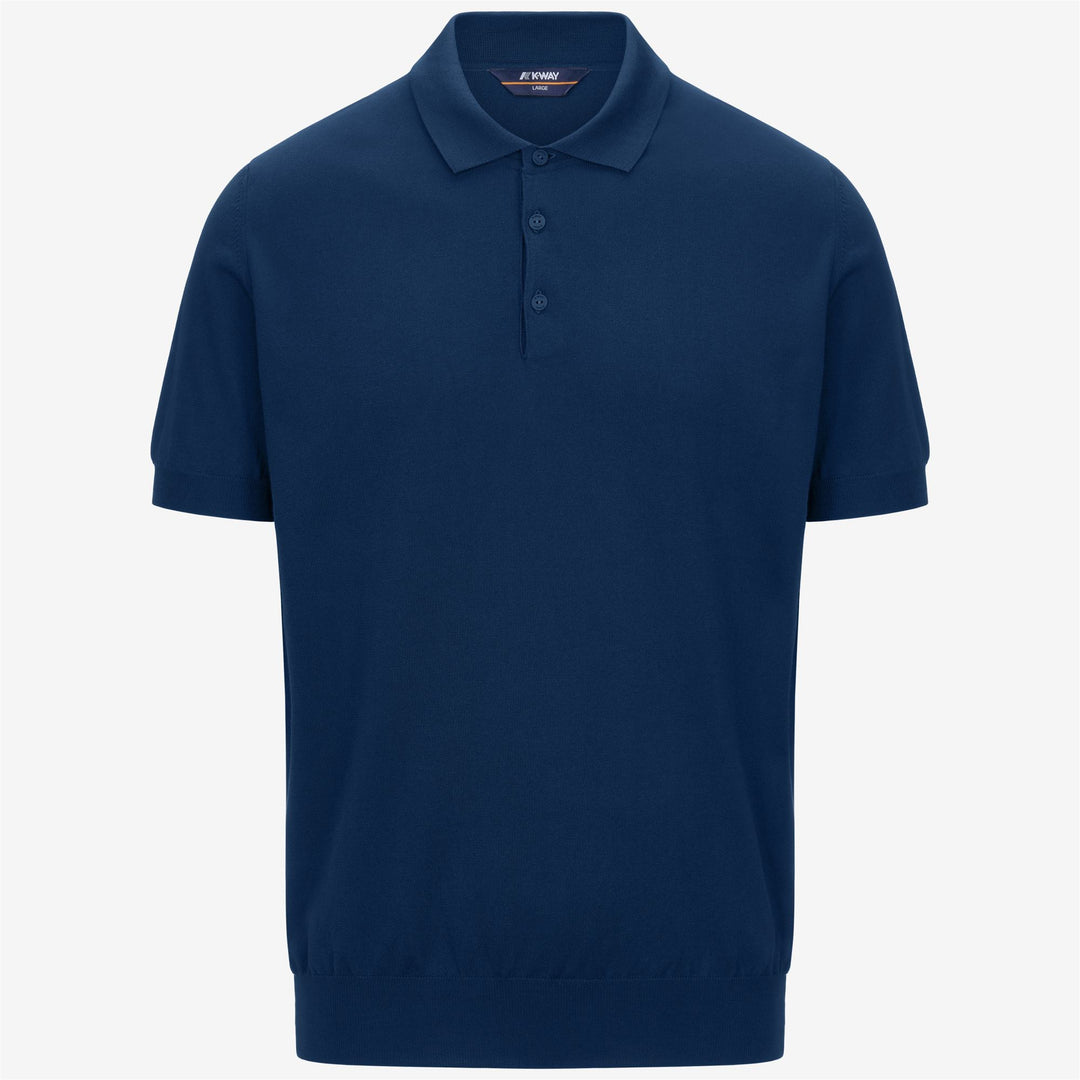 PLEYNE - KNITWEAR - Polo - Man - BLUE DK DENIM 01