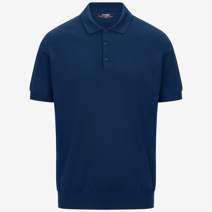PLEYNE - KNITWEAR - Polo - Man - BLUE DK DENIM 1