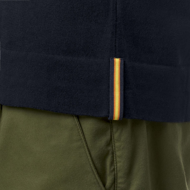 Camisa Polo Clásica de Algodón Azul Profundo para Hombre 2