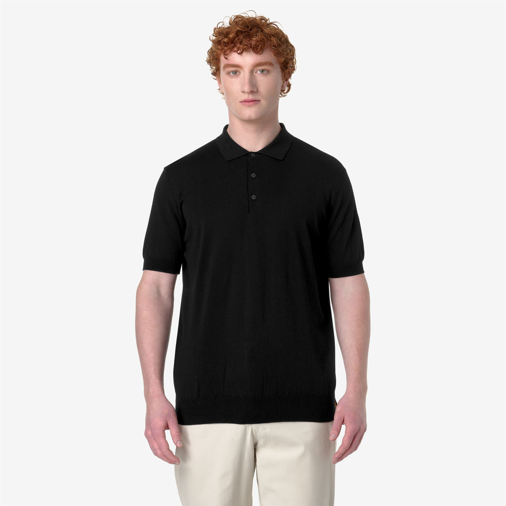 Polo Classica Tricot Nera e Grigia Uomo per Uso Cittadino 02