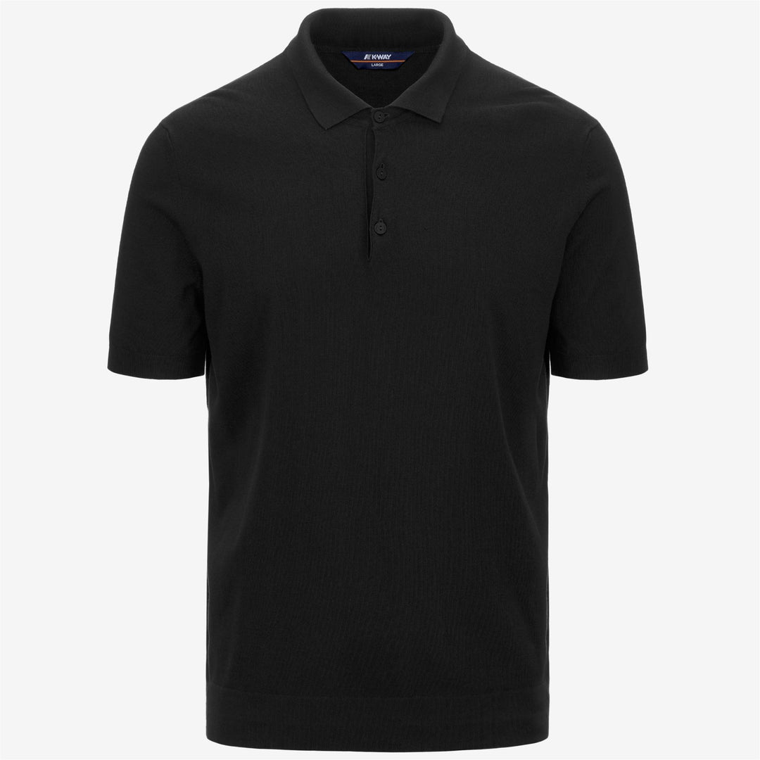 Polo Classica Tricot Nera e Grigia Uomo per Uso Cittadino main