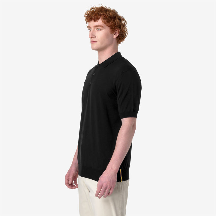 Polo Classica Tricot Nera e Grigia Uomo per Uso Cittadino 4