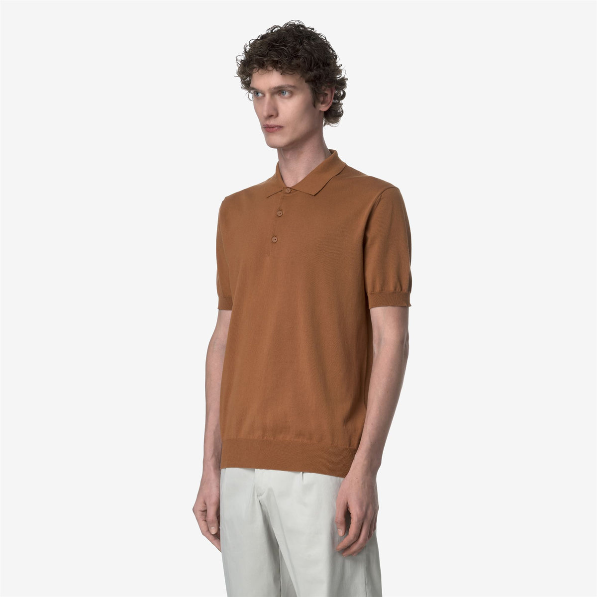 Knitwear_MAN_PLEYNE_Polo_Brown Bran - Commercial 5